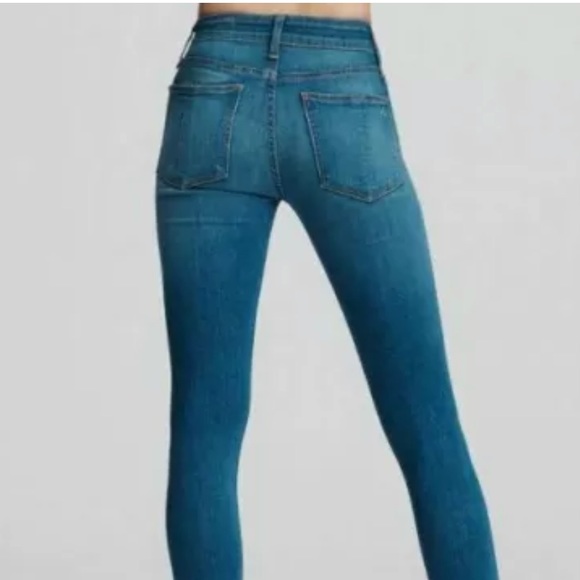 Rag & Bone Cate Mid rise skinny Frayed hem 26 - Picture 3 of 9